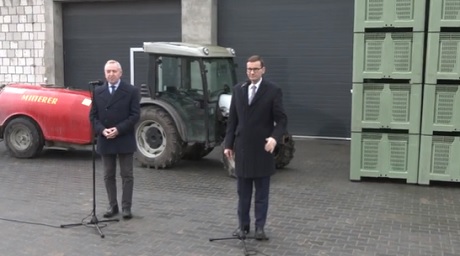 Premier Morawiecki w gminie Pniewy: Wielki program wsparcia polskiego rolnictwa